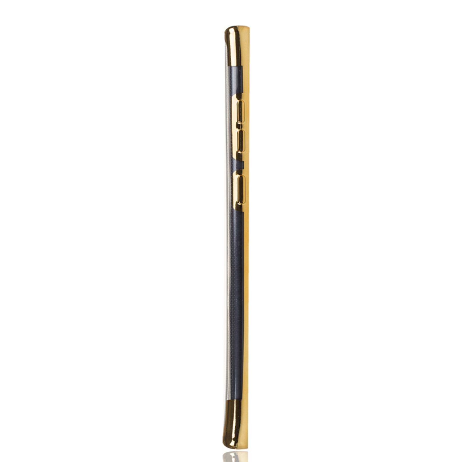 Samsung Galaxy Note 10 Handyhülle Bumper Backcover Gold