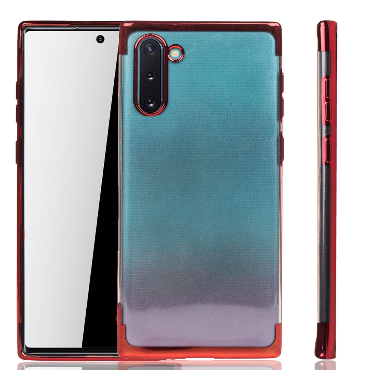 Samsung Galaxy Note 10 Handyhülle Bumper Backcover Rot