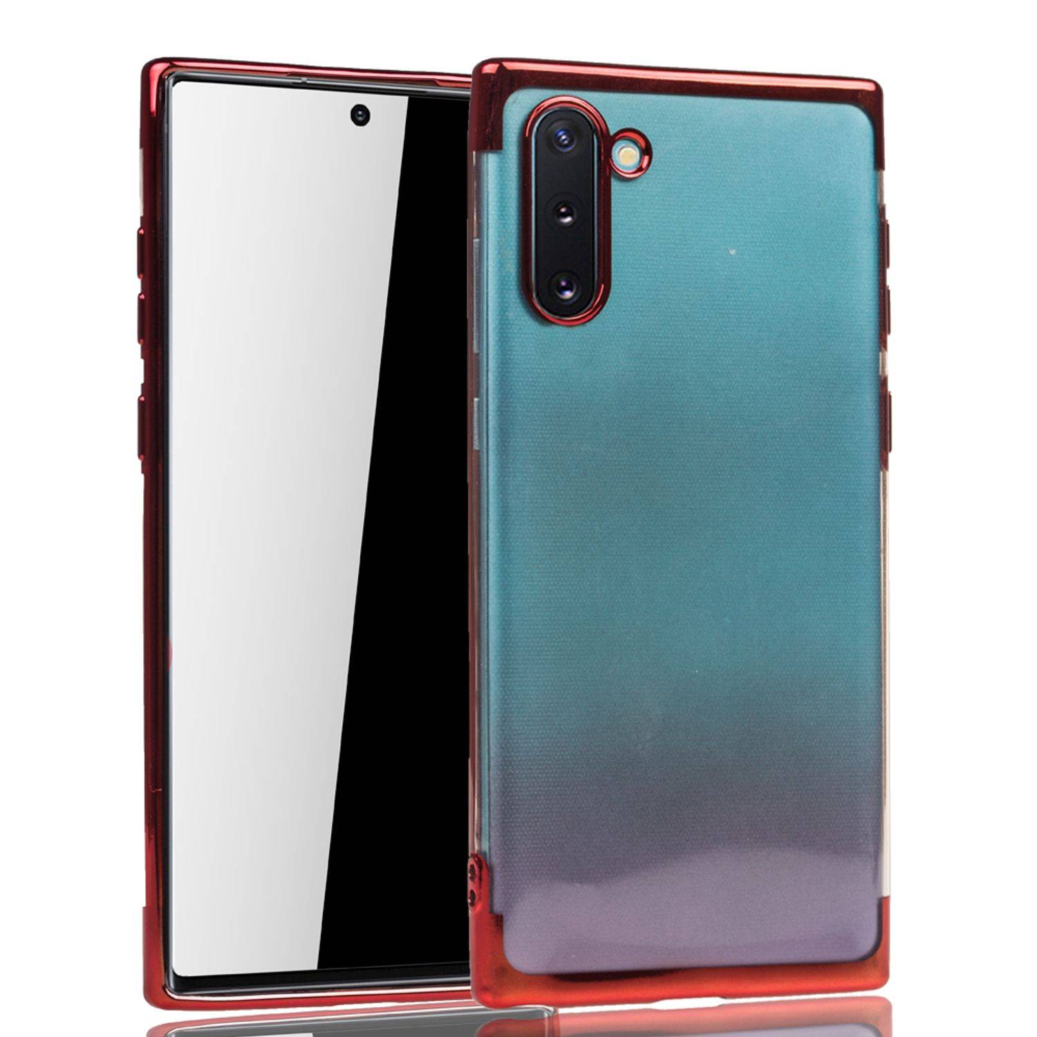 Samsung Galaxy Note 10 Handyhülle Bumper Backcover Rot