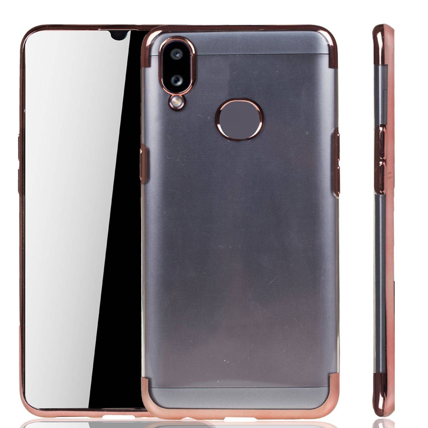 Samsung Galaxy A10s Handyhülle Bumper Backcover Rosa