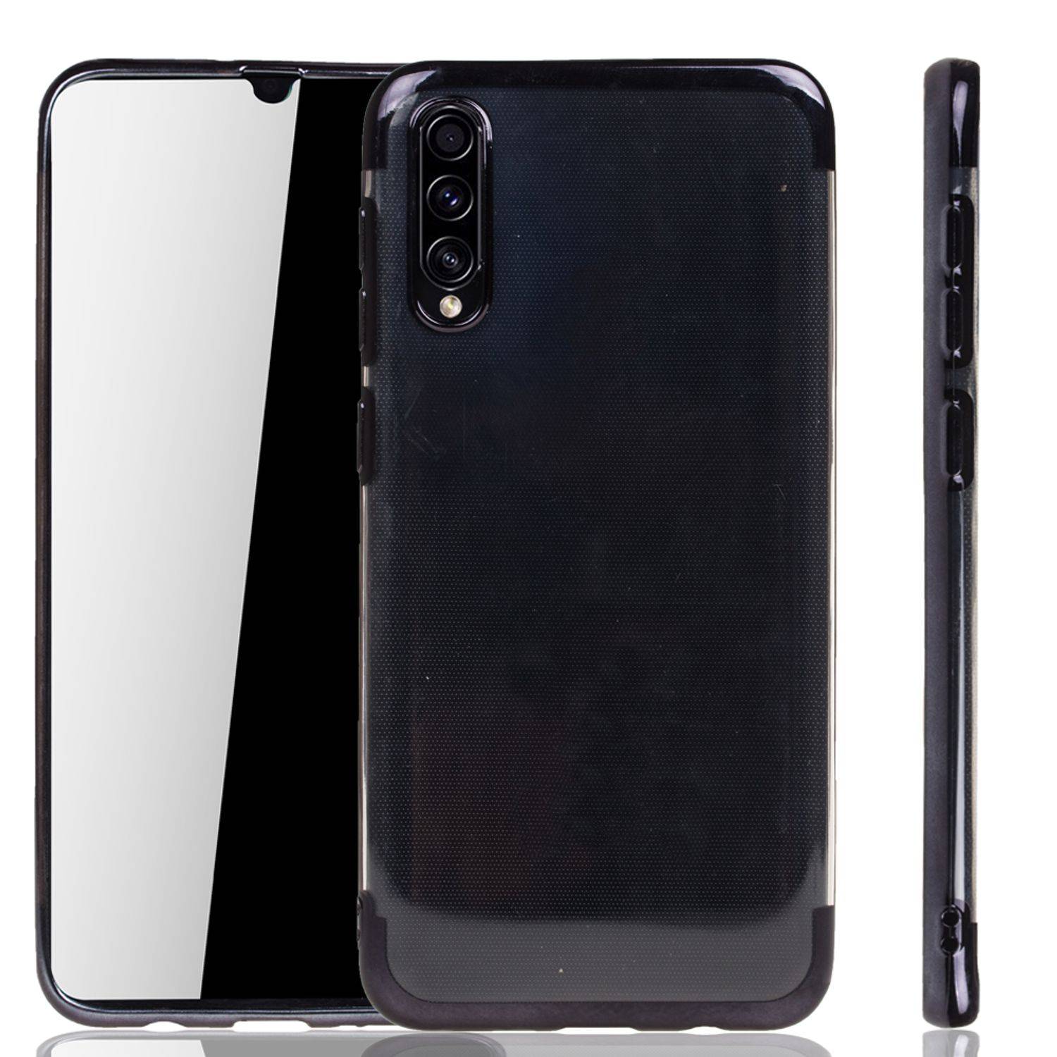 Samsung Galaxy A30s Handyhülle Bumper Backcover Schwarz