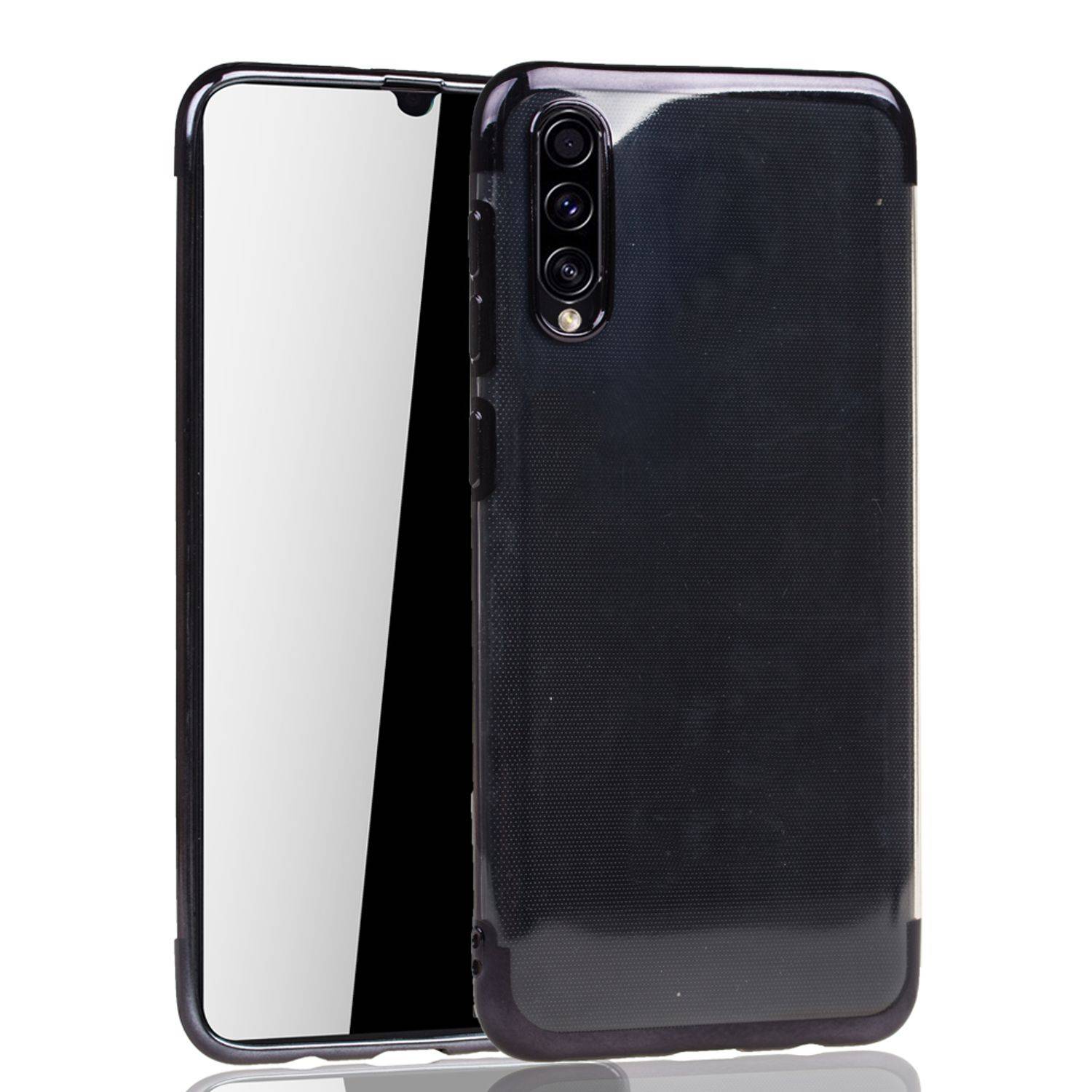 Samsung Galaxy A30s Handyhülle Bumper Backcover Schwarz
