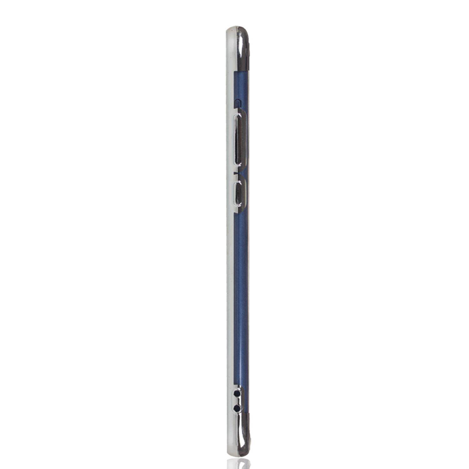 Huawei P20 Lite 2019 Handyhülle Bumper Backcover Silber