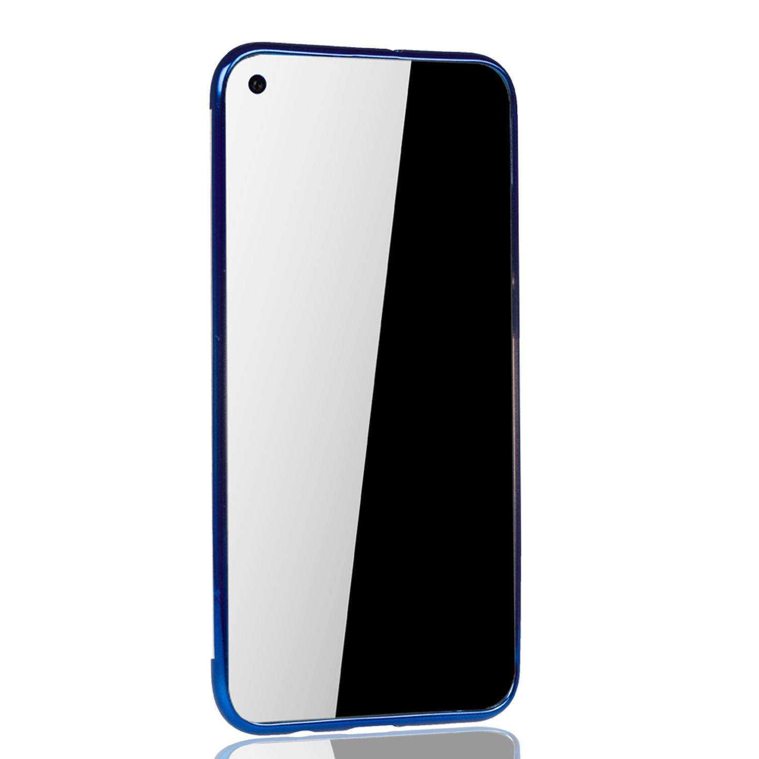 Huawei P20 Lite 2019 Handyhülle Bumper Backcover Blau