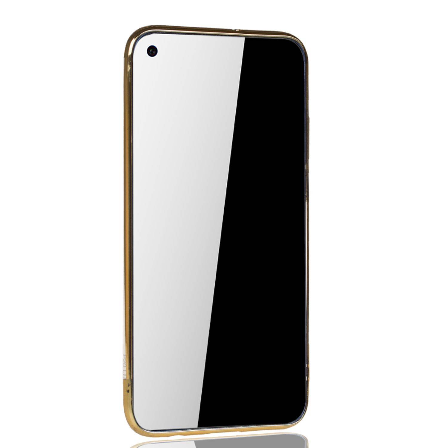 Huawei P20 Lite 2019 Handyhülle Bumper Backcover Gold