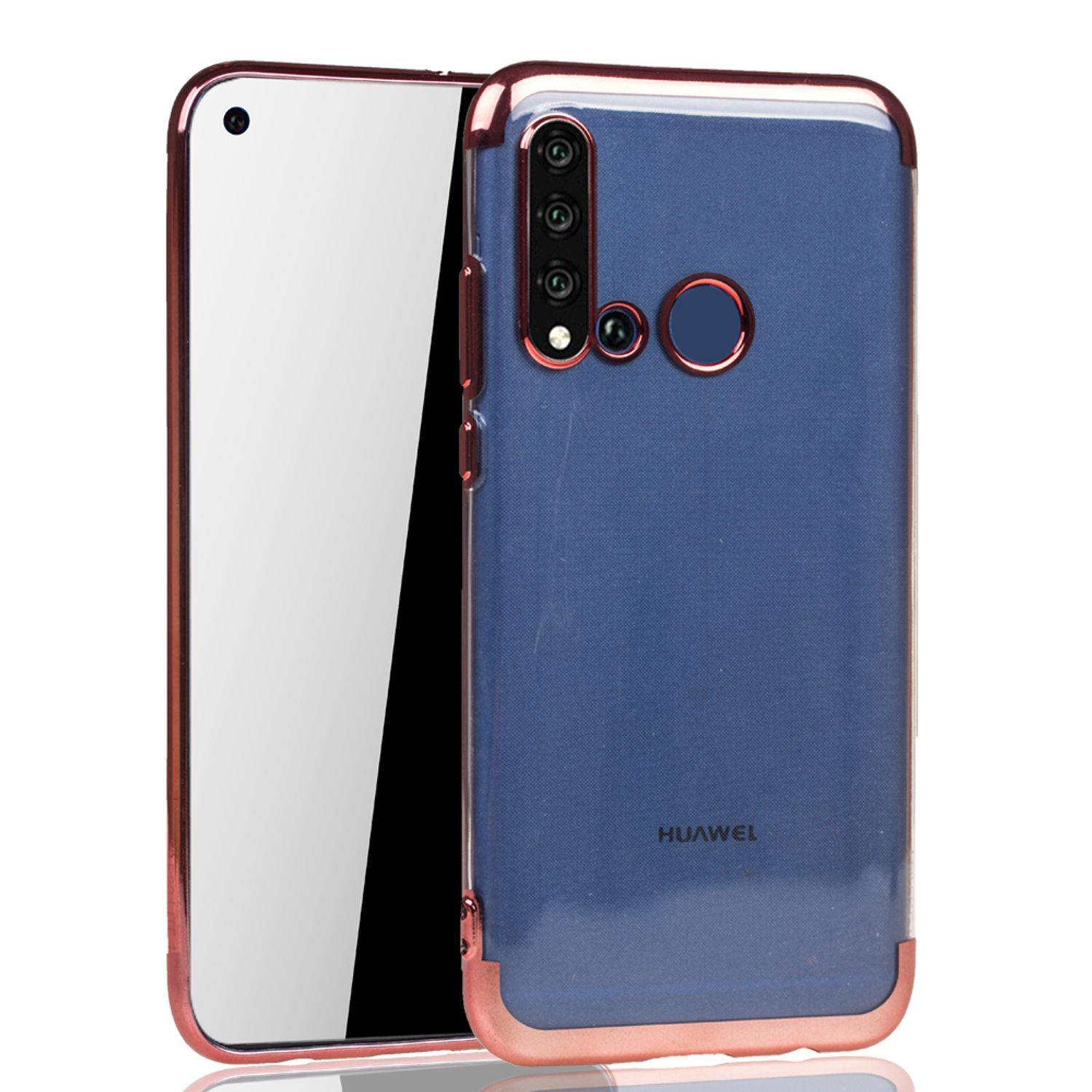 Huawei P20 Lite 2019 Handyhülle Bumper Backcover Rosa