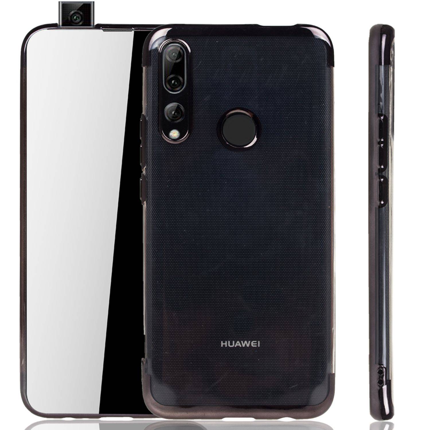 Huawei Y9 (2019) Handyhülle Bumper Backcover Schwarz