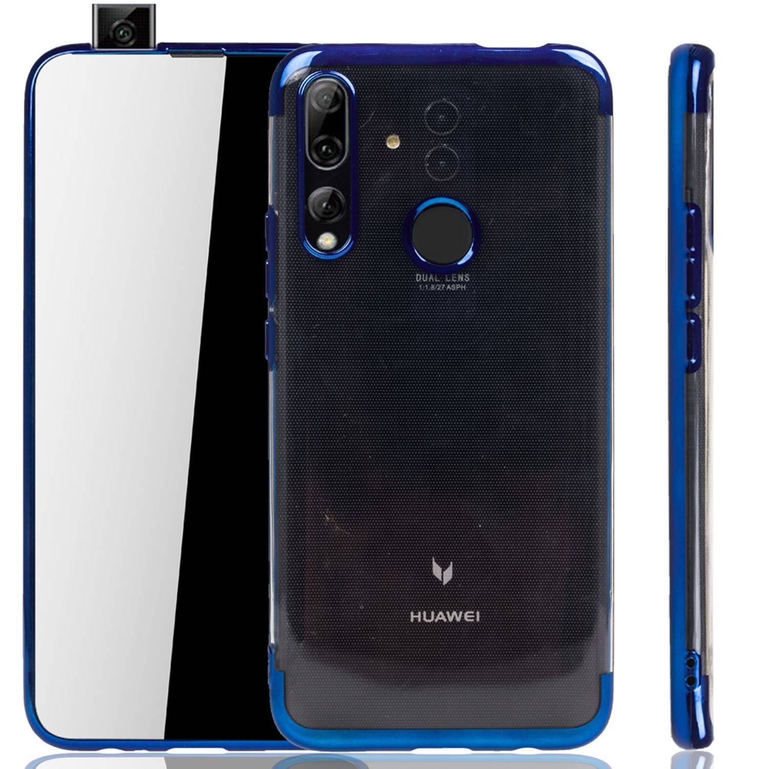 Huawei Y9 (2019) Handyhülle Bumper Backcover Blau