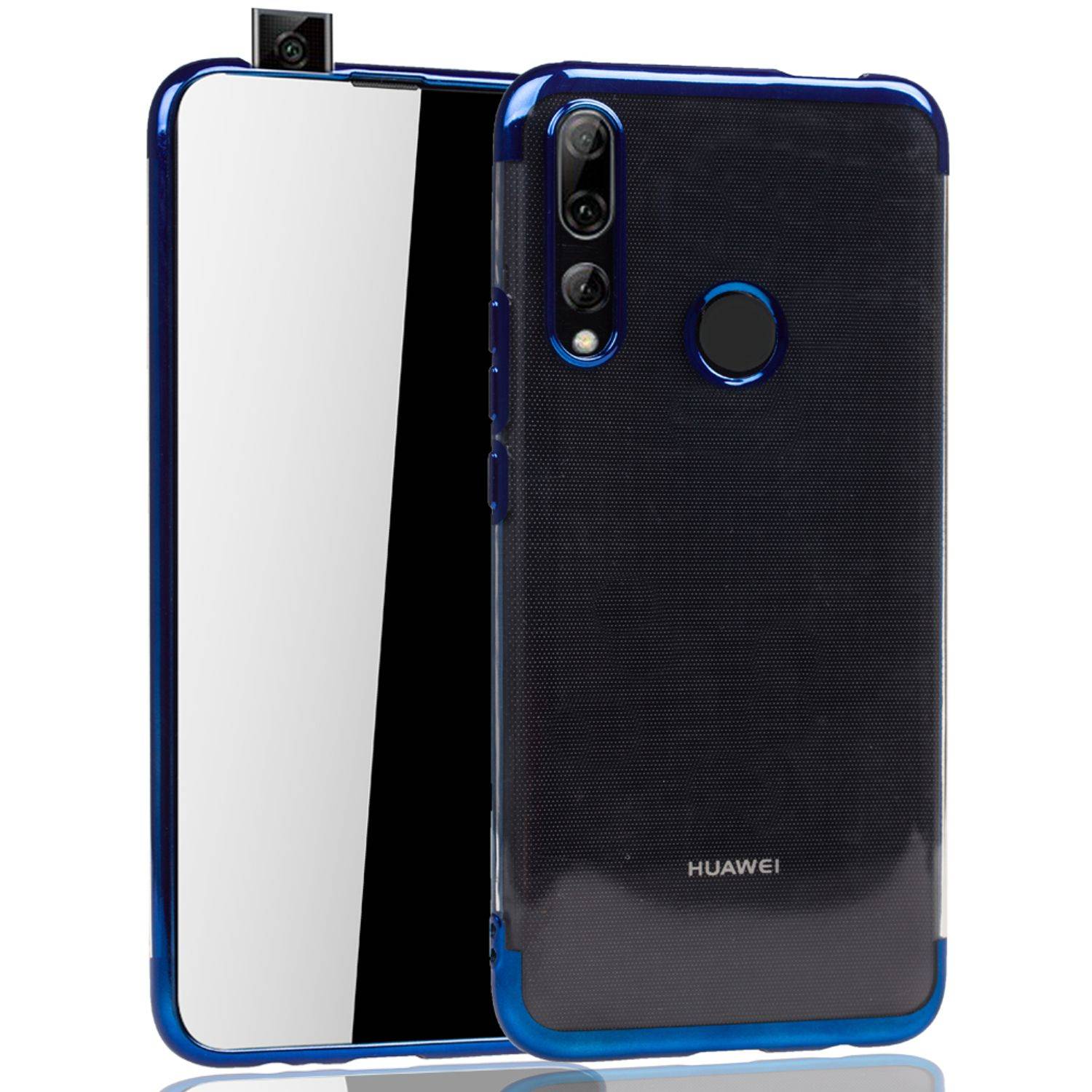 Huawei Y9 (2019) Handyhülle Bumper Backcover Blau