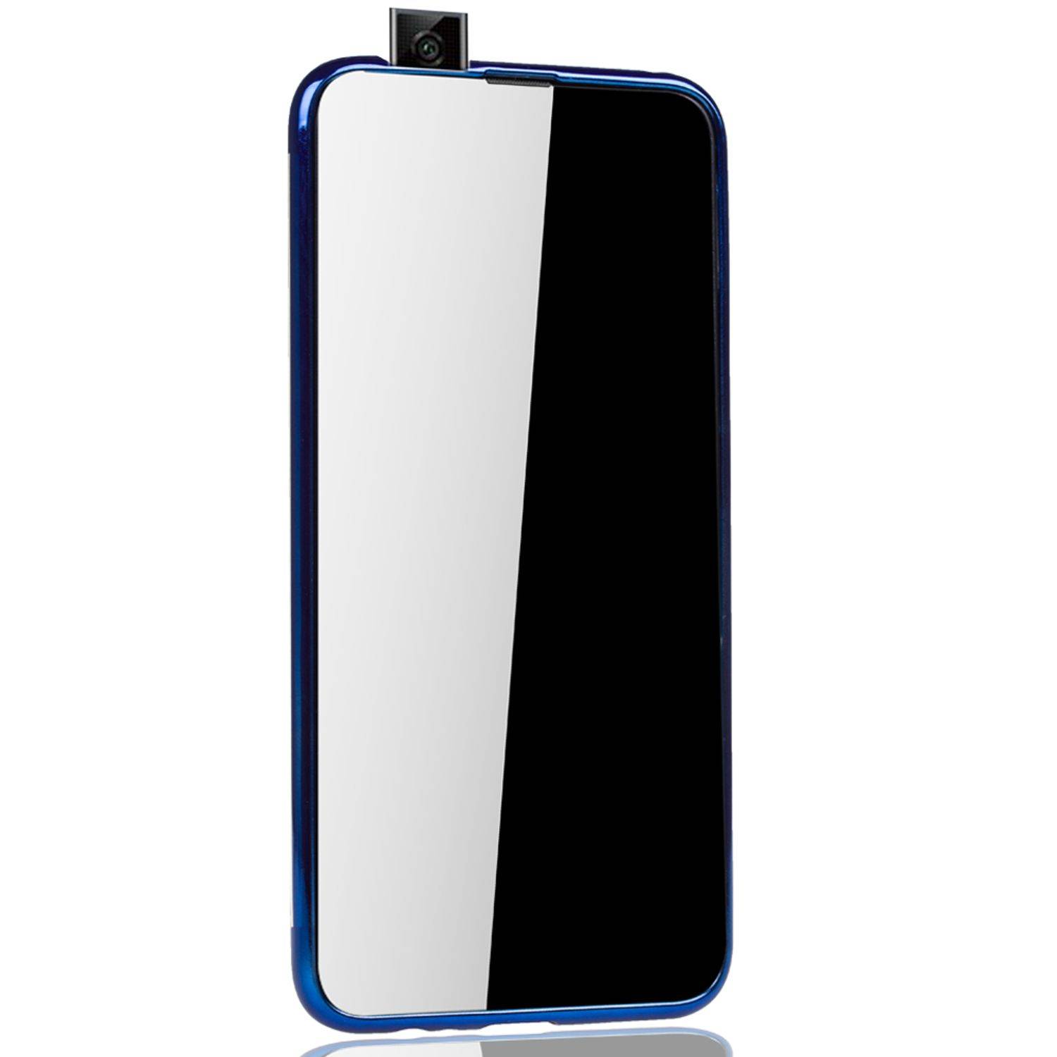 Huawei Y9 (2019) Handyhülle Bumper Backcover Blau
