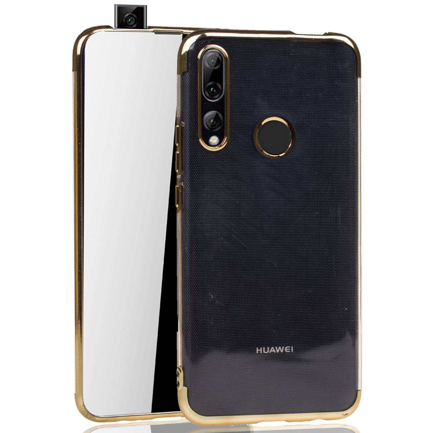 Huawei Y9 (2019) Handyhülle Bumper Backcover Gold