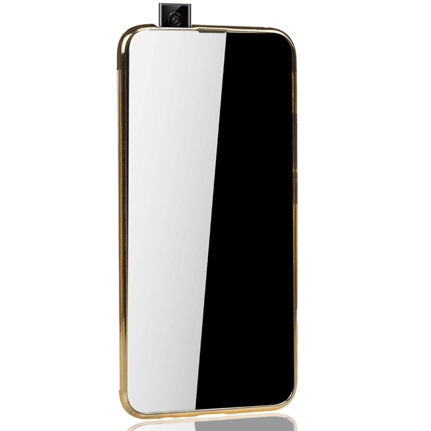 Huawei Y9 (2019) Handyhülle Bumper Backcover Gold