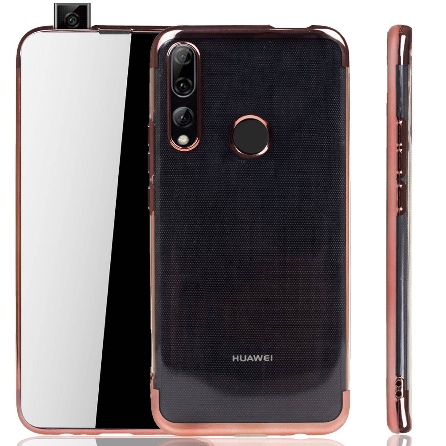 Huawei Y9 (2019) Handyhülle Bumper Backcover Rosa