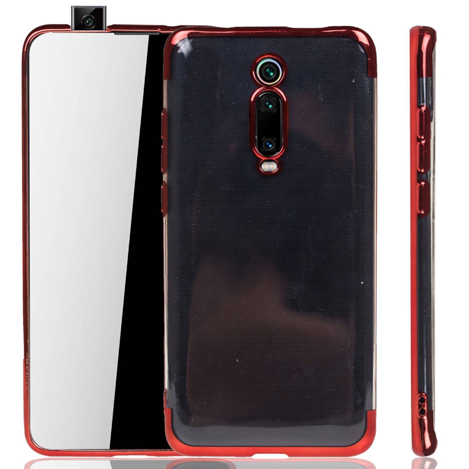 Xiaomi Mi 9T Handyhülle Bumper Backcover Rot
