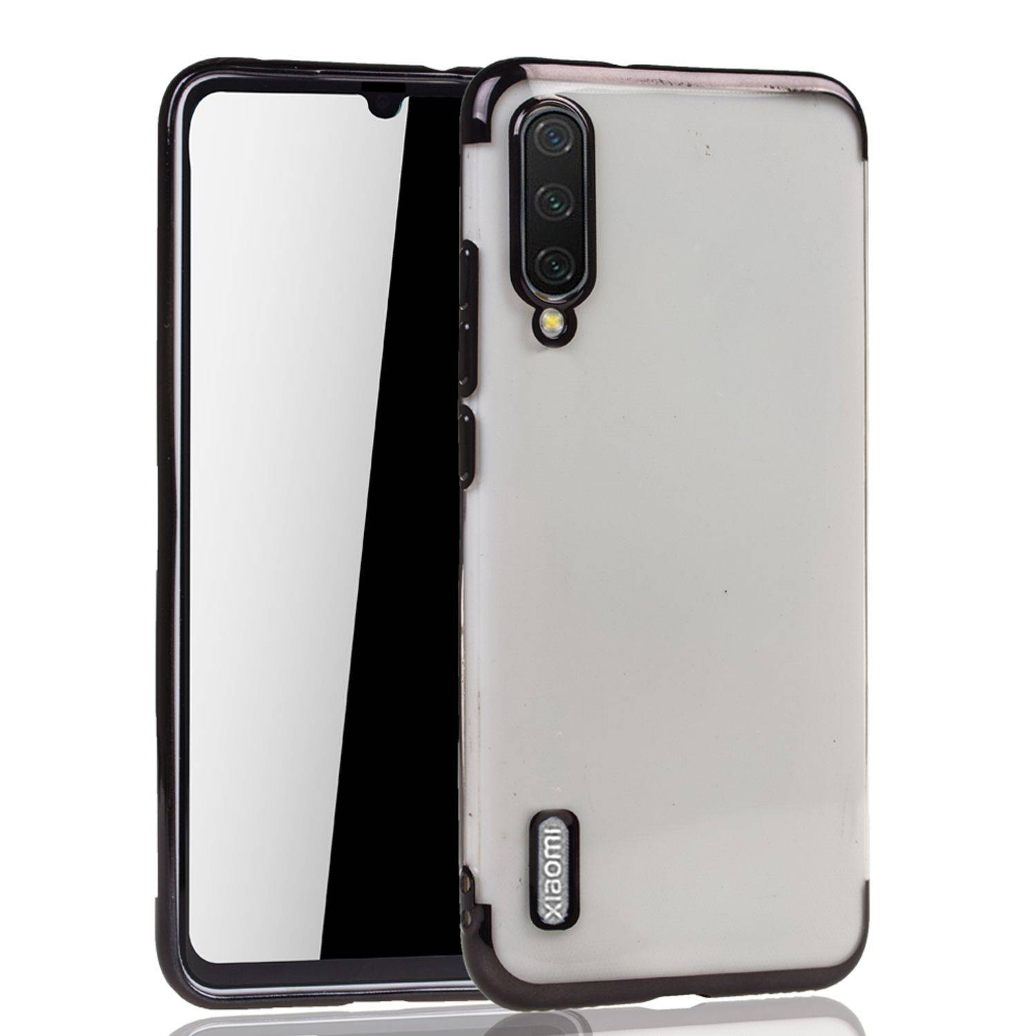 Xiaomi Mi A3 Handyhülle Bumper Backcover Schwarz