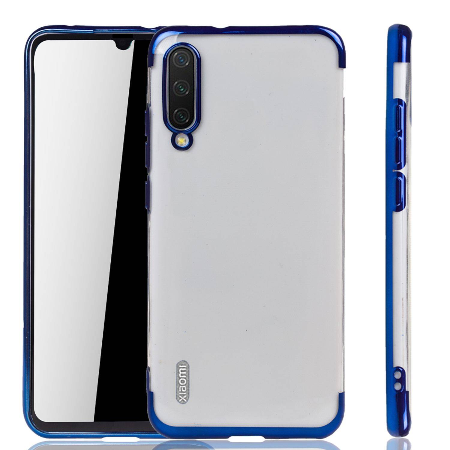 Xiaomi Mi A3 Handyhülle Bumper Backcover Blau
