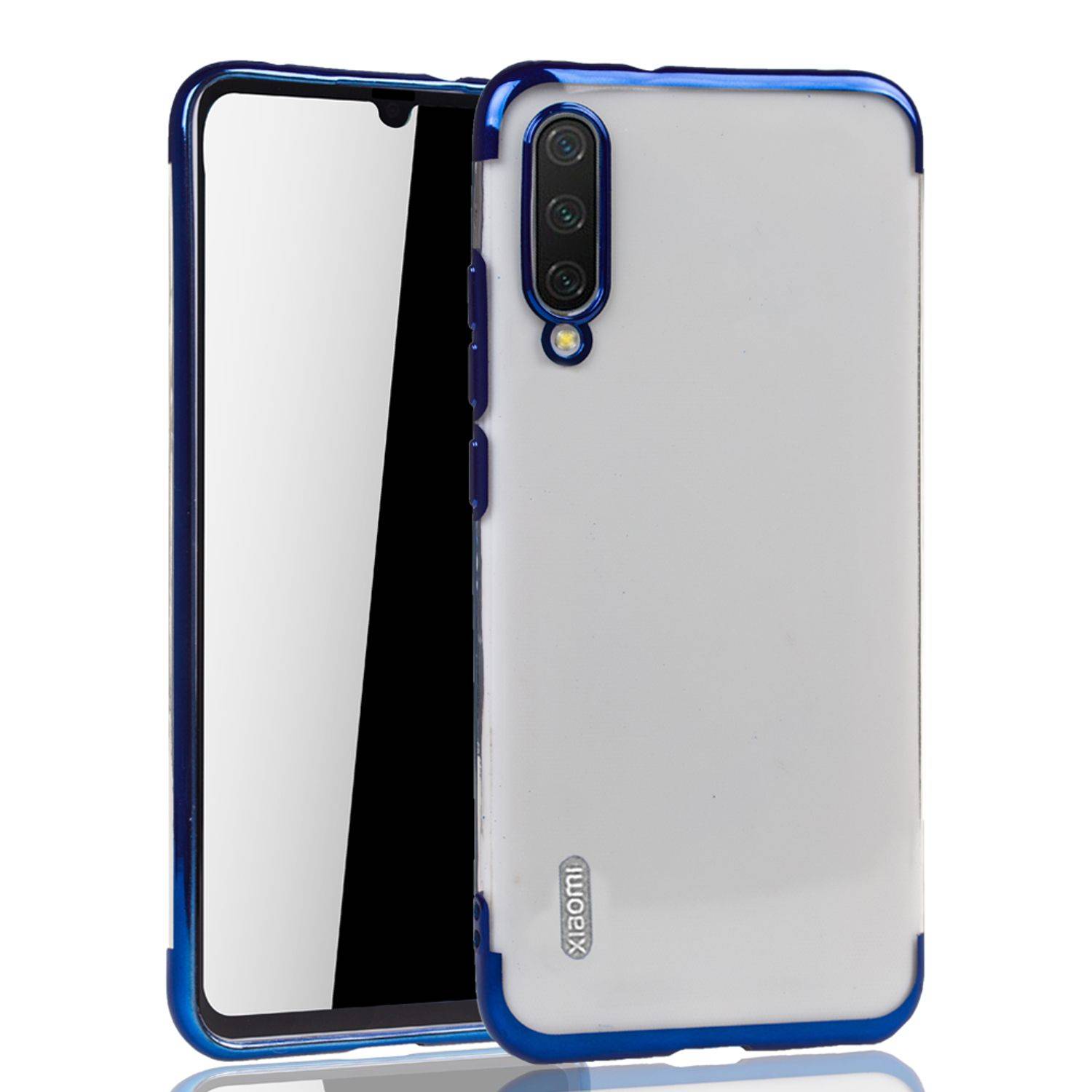 Xiaomi Mi A3 Handyhülle Bumper Backcover Blau
