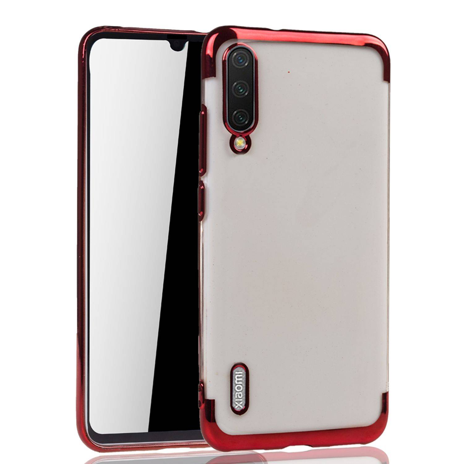 Xiaomi Mi A3 Handyhülle Bumper Backcover Rot
