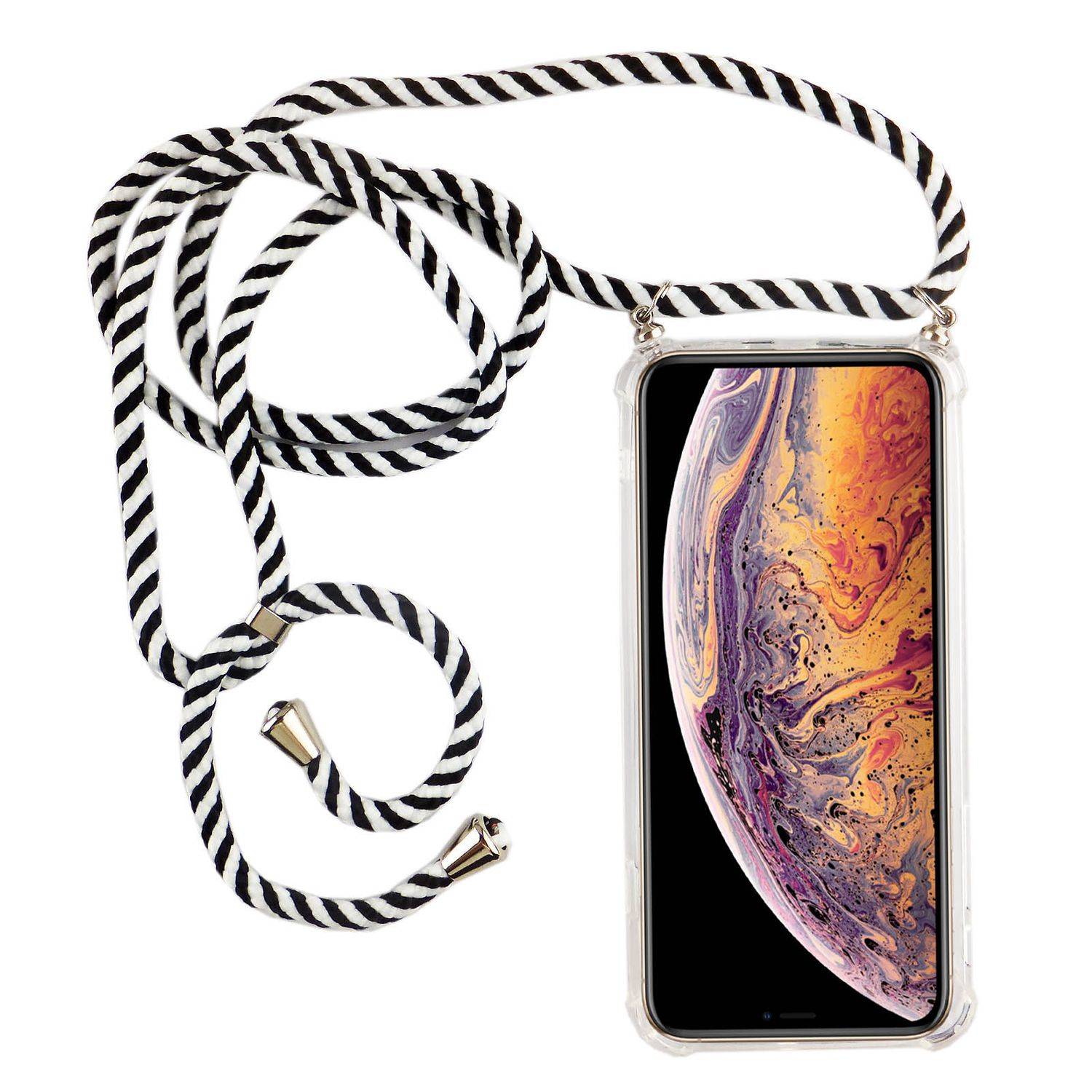 Apple iPhone XS Max Handykette Handyhülle Umhängetasche Transparent