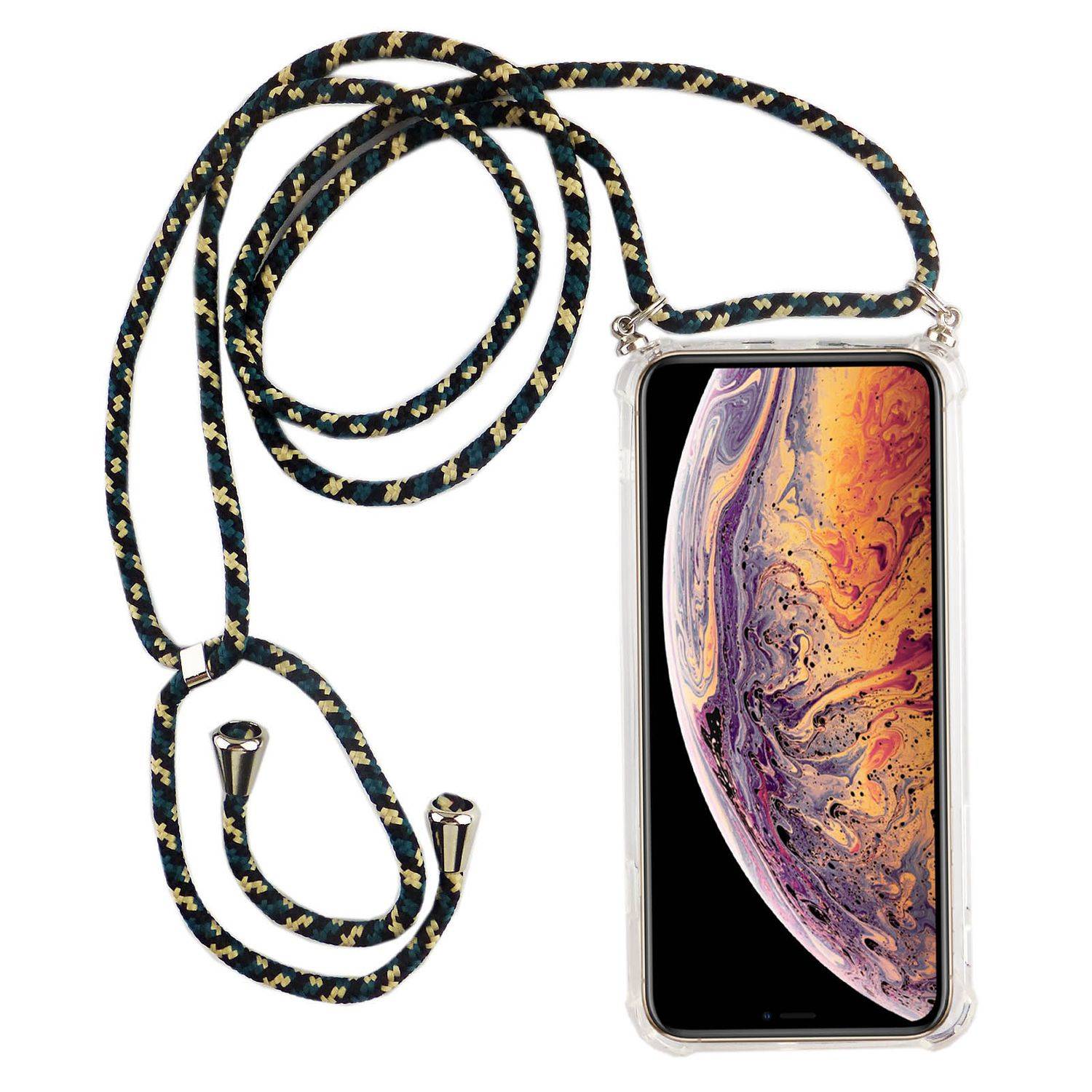 Apple iPhone XS Max Handykette Handyhülle Umhängetasche Transparent