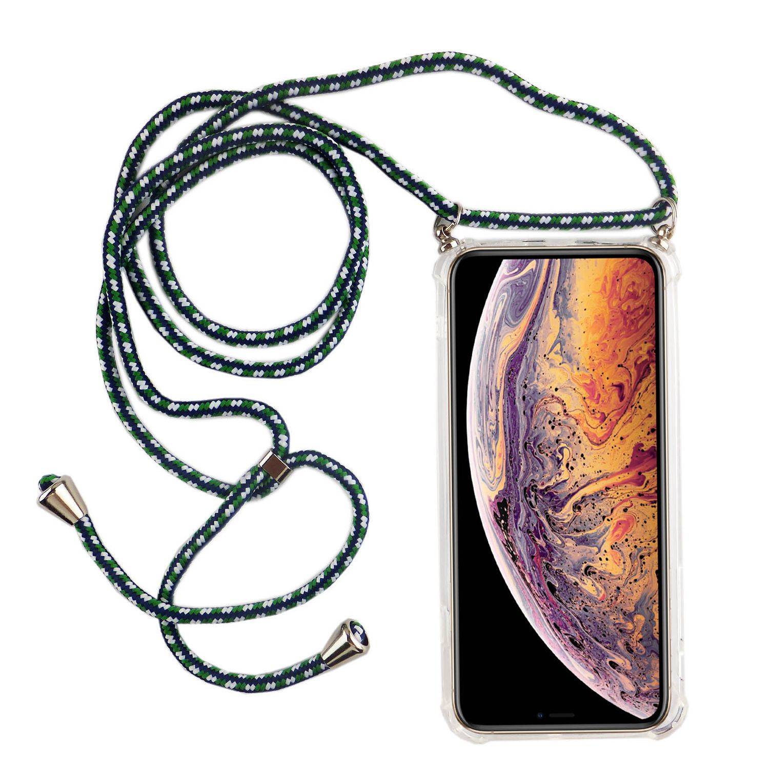 Apple iPhone XS Max Handykette Handyhülle Umhängetasche Transparent