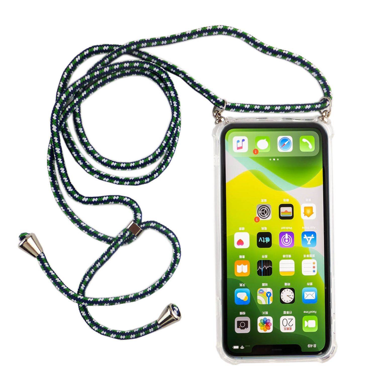 Apple iPhone 11 Pro Handykette Handyhülle Umhängetasche Transparent
