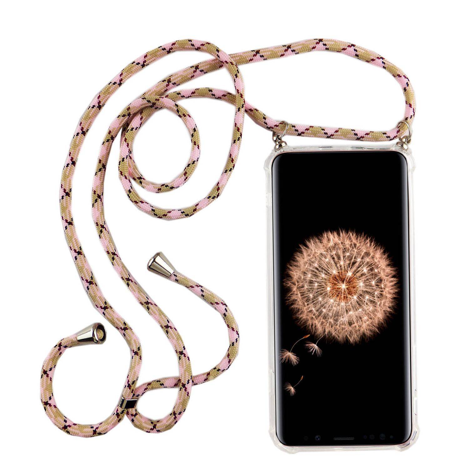 Samsung Galaxy S9 Handykette Handyhülle Umhängetasche Transparent