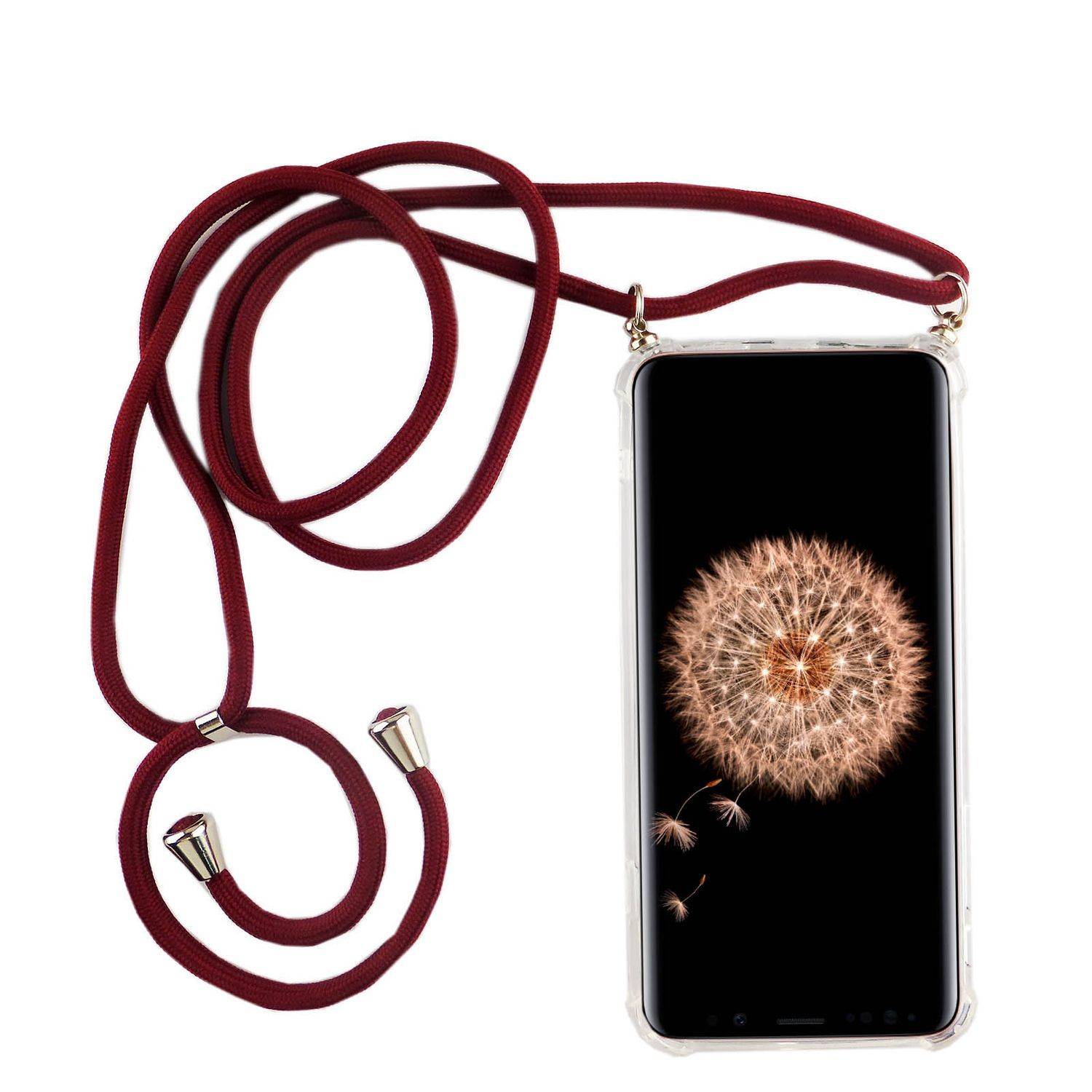 Samsung Galaxy S9 Plus Handykette Handyhülle Umhängetasche Transparent