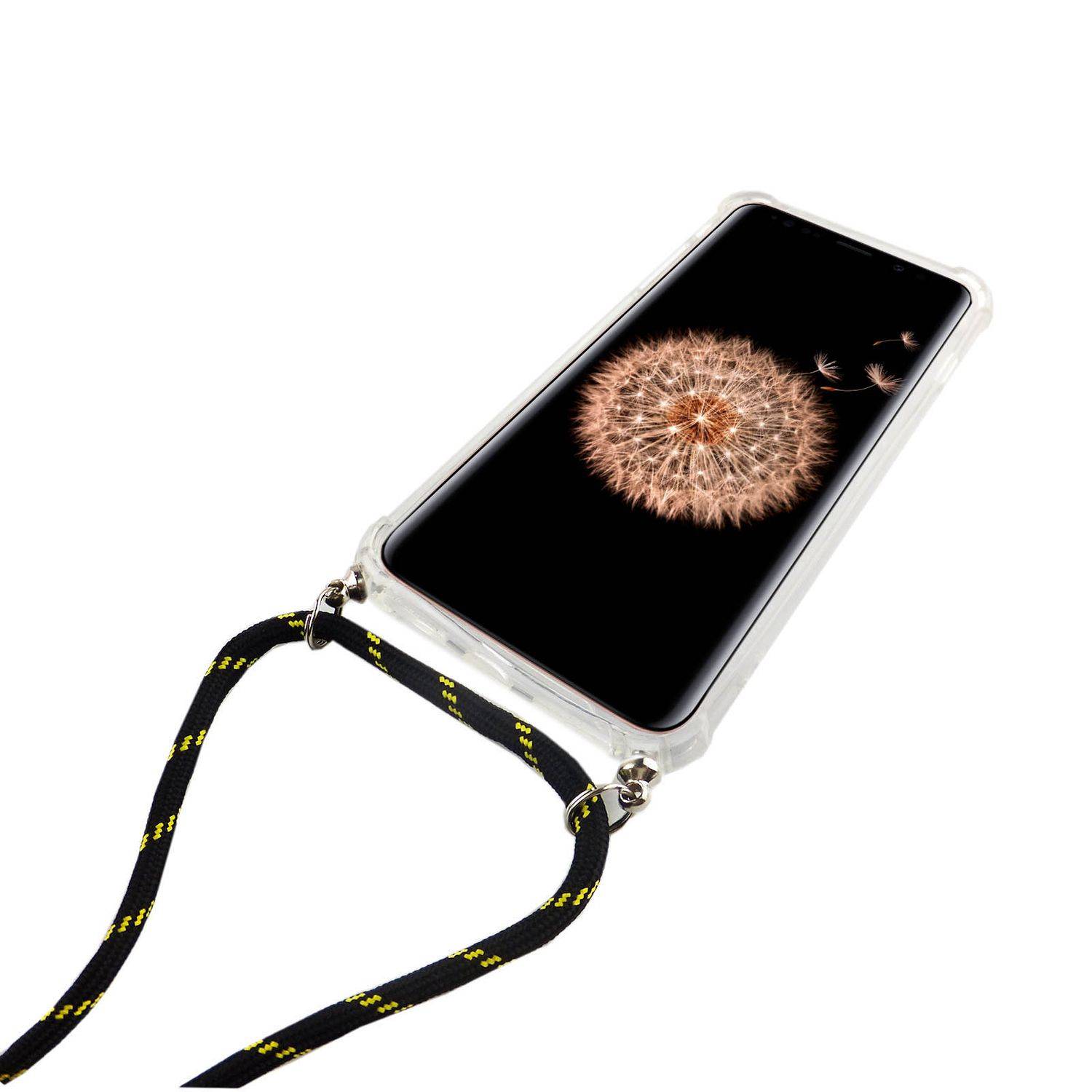 Samsung Galaxy S9 Plus Handykette Handyhülle Umhängetasche Transparent