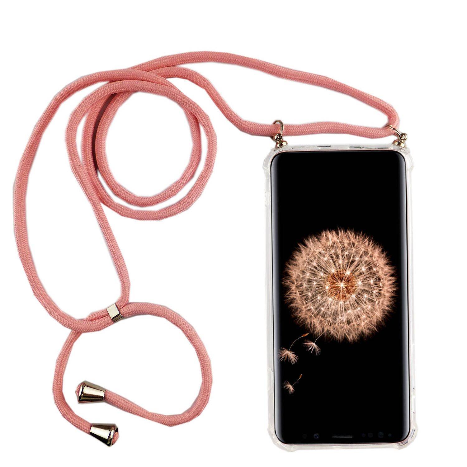 Samsung Galaxy S9 Plus Handykette Handyhülle Umhängetasche Transparent