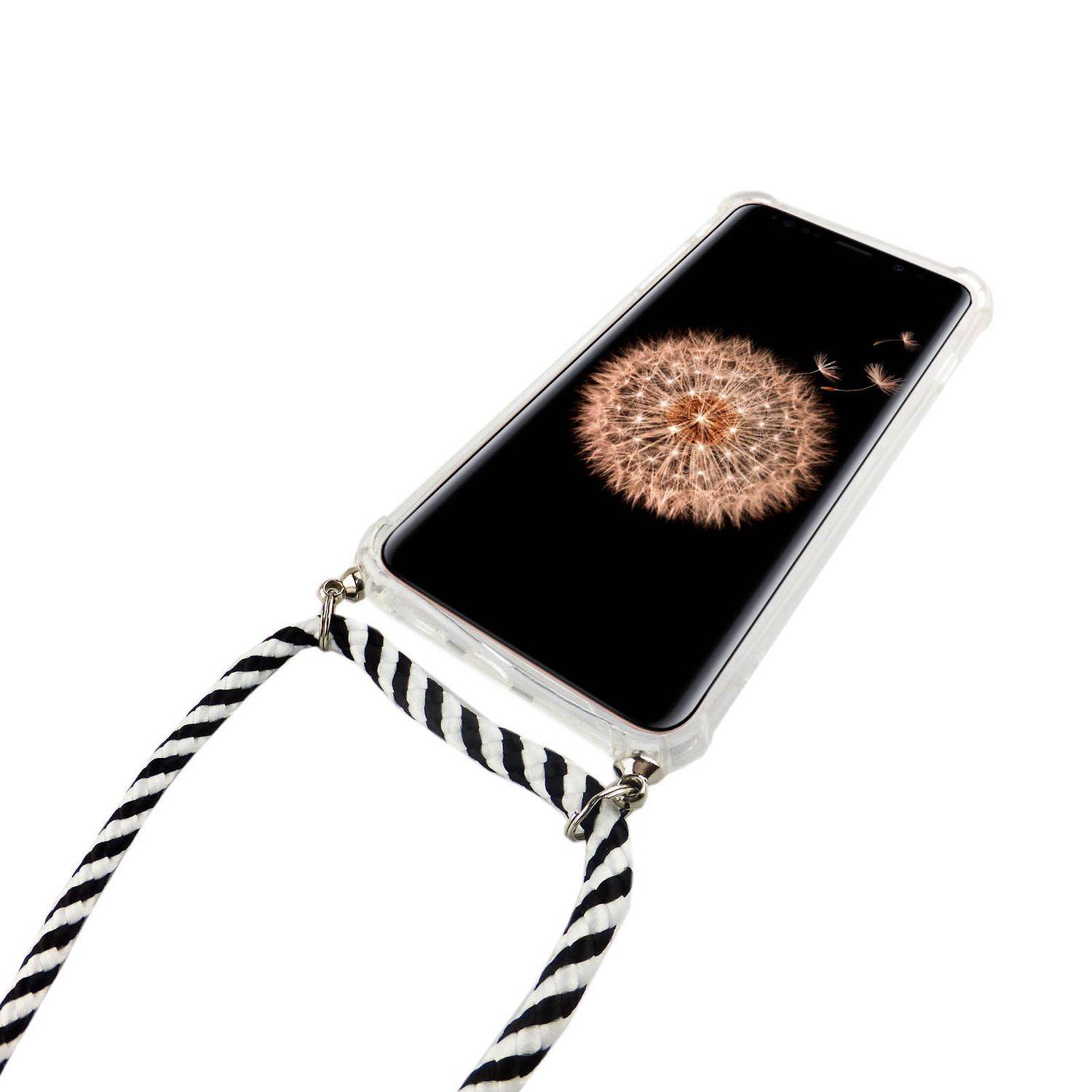 Samsung Galaxy S9 Plus Handykette Handyhülle Umhängetasche Transparent