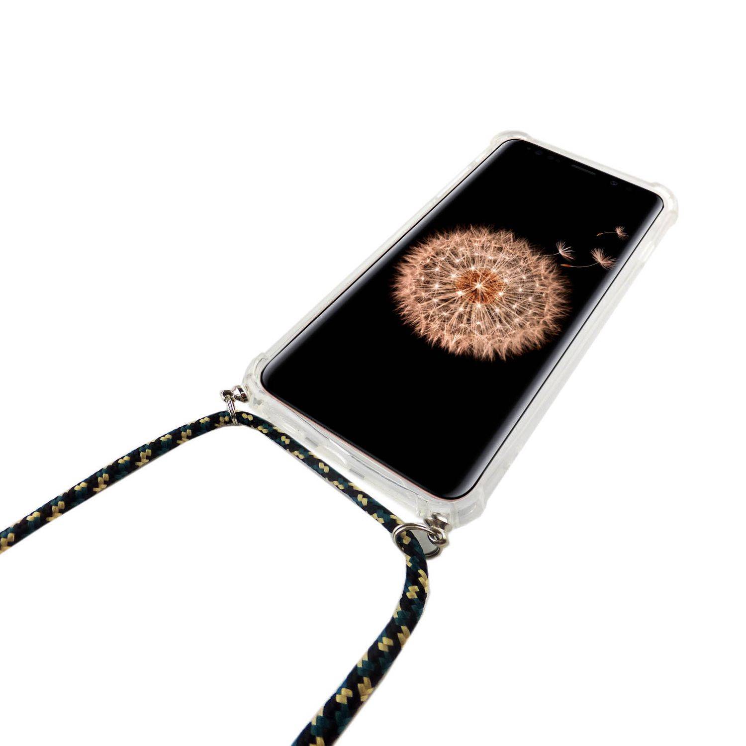 Samsung Galaxy S9 Plus Handykette Handyhülle Umhängetasche Transparent