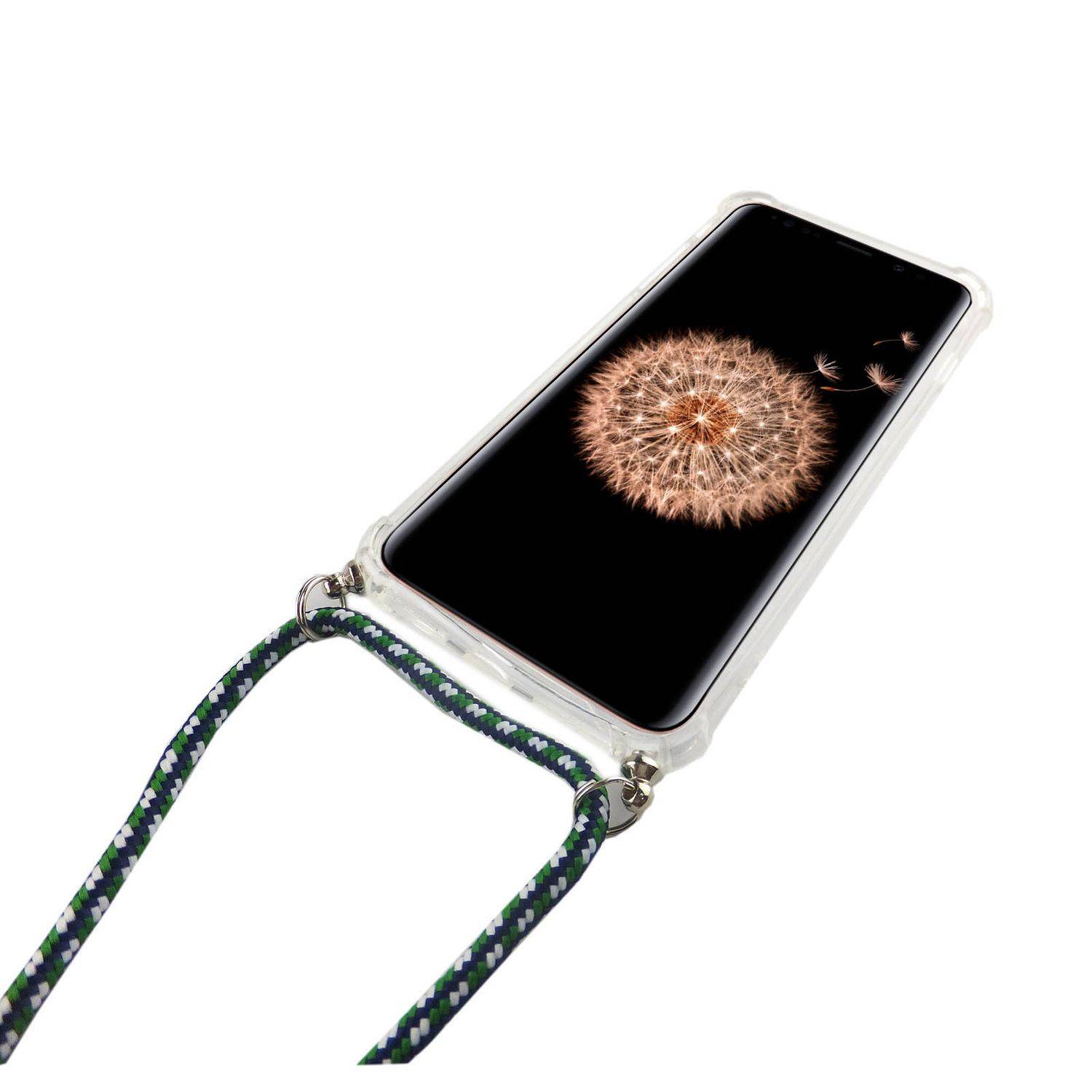 Samsung Galaxy S9 Plus Handykette Handyhülle Umhängetasche Transparent