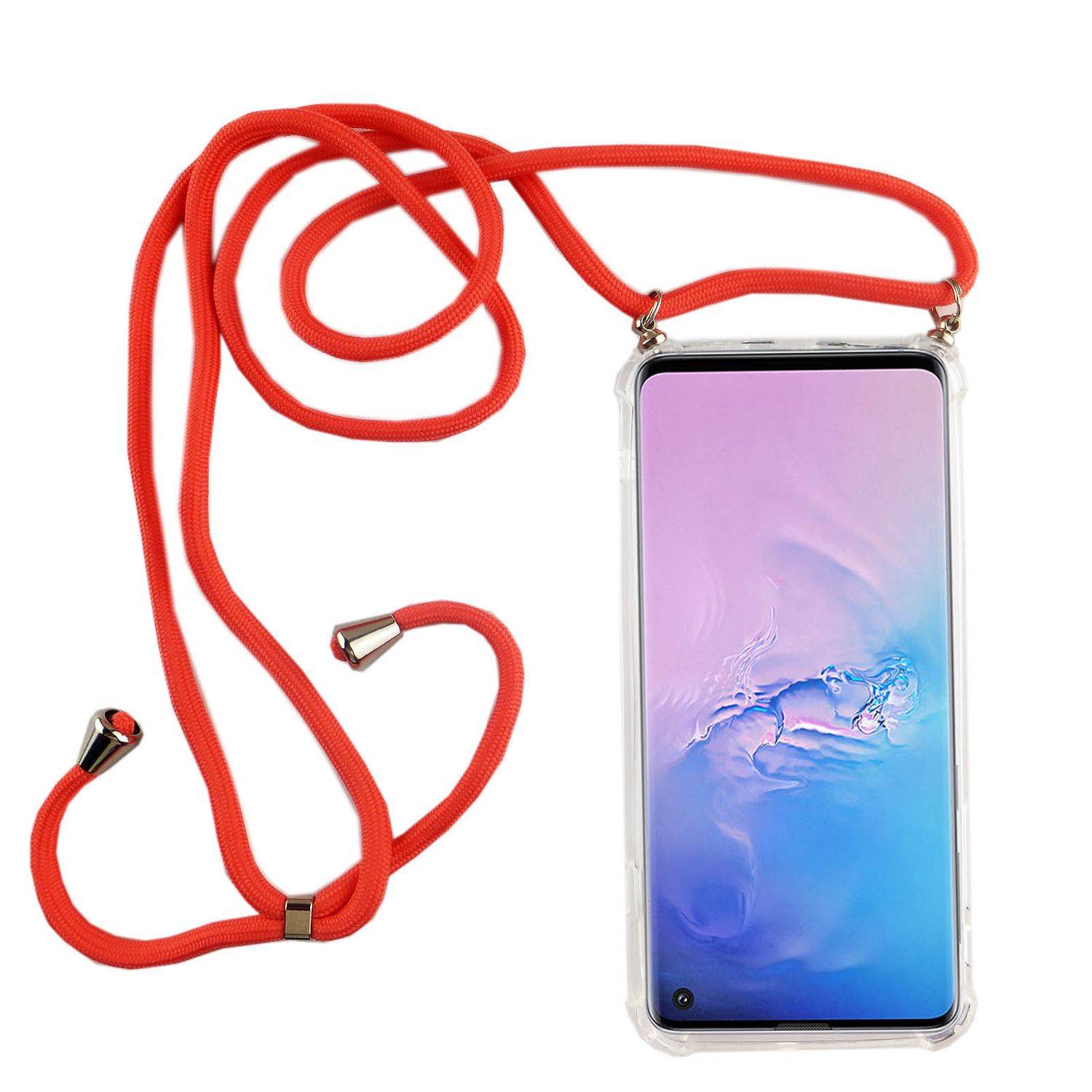Samsung Galaxy S10 Handykette Handyhülle Umhängetasche Transparent