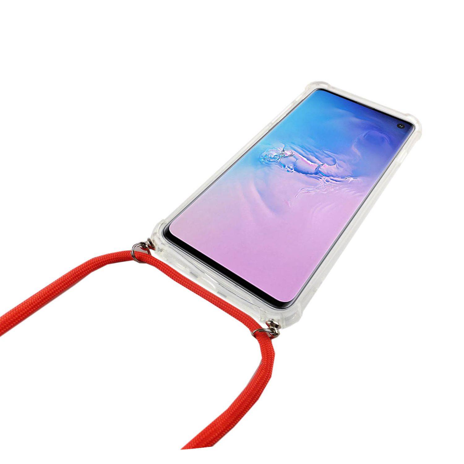 Samsung Galaxy S10 Handykette Handyhülle Umhängetasche Transparent