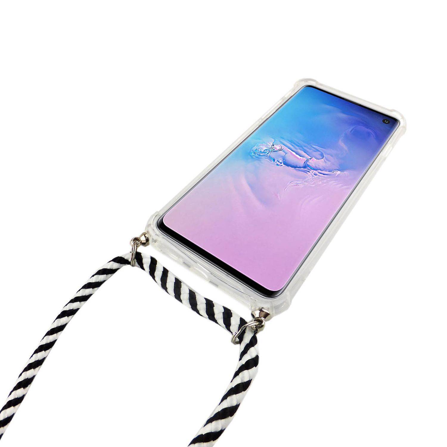 Samsung Galaxy S10 Handykette Handyhülle Umhängetasche Transparent