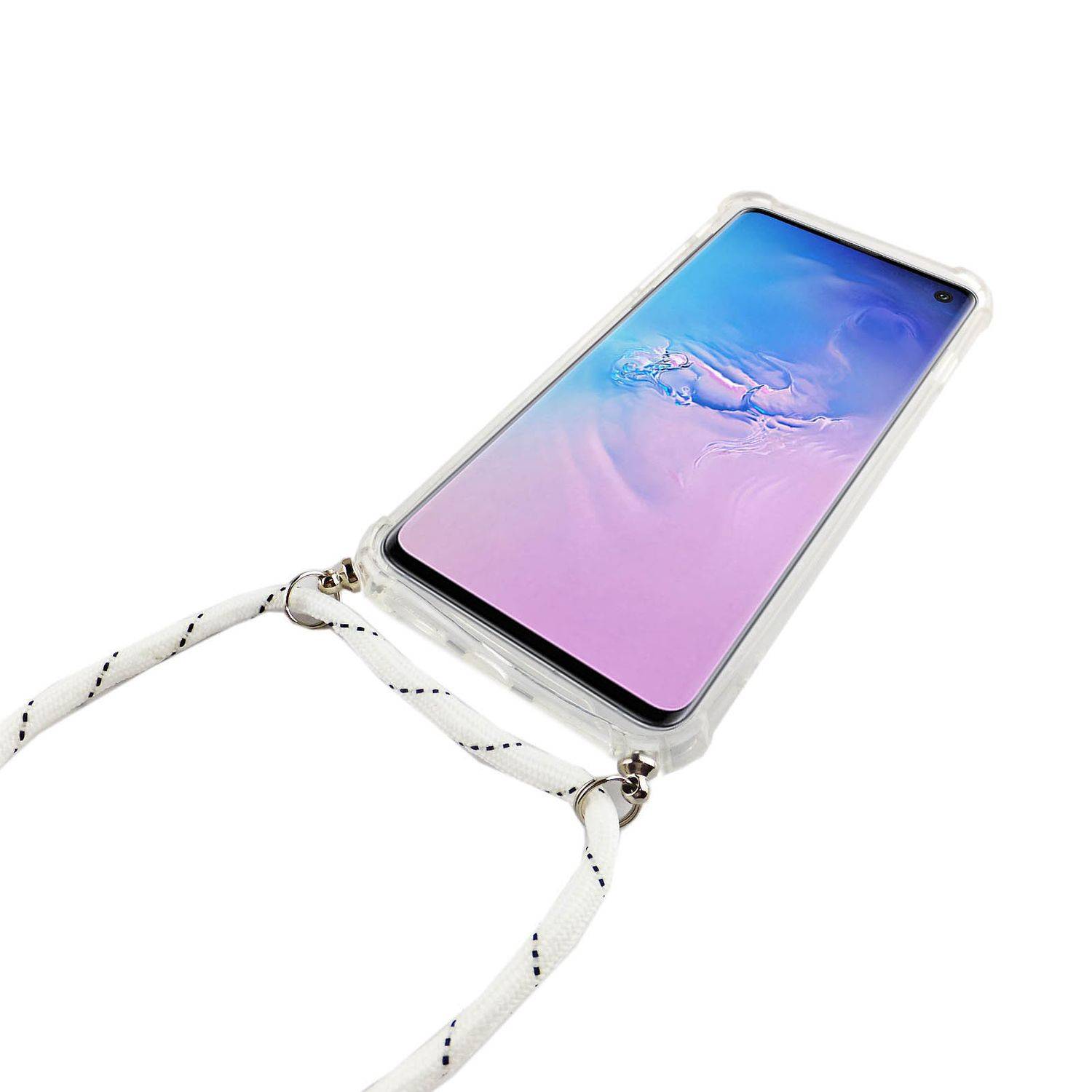 Samsung Galaxy S10 Handykette Handyhülle Umhängetasche Transparent