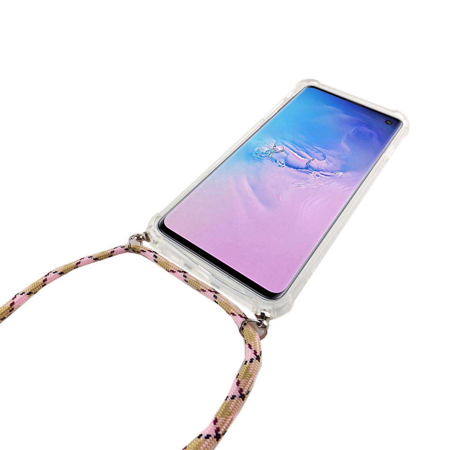 Samsung Galaxy S10 Handykette Handyhülle Umhängetasche Transparent
