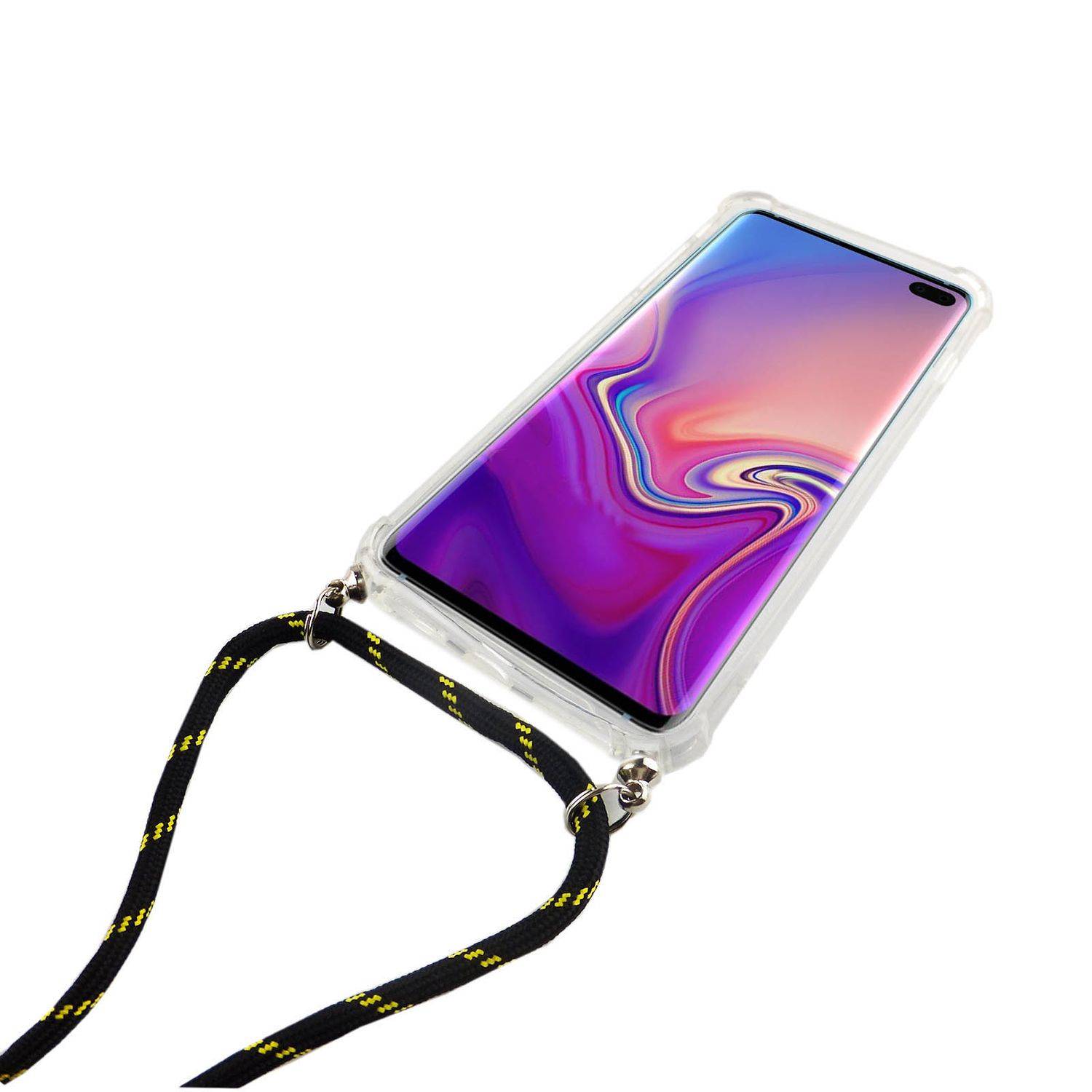 Samsung Galaxy S10 Plus Handykette Handyhülle Umhängetasche Transparent