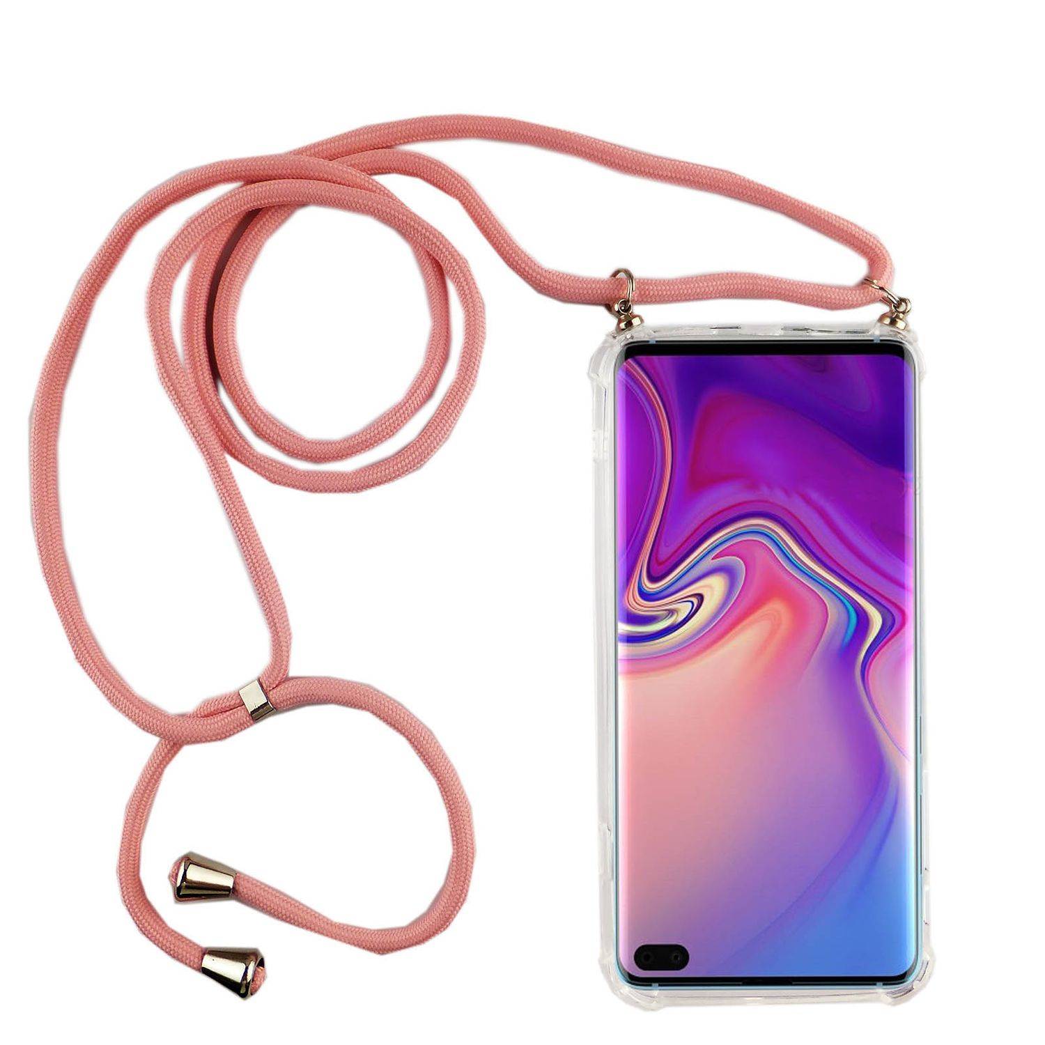 Samsung Galaxy S10 Plus Handykette Handyhülle Umhängetasche Transparent