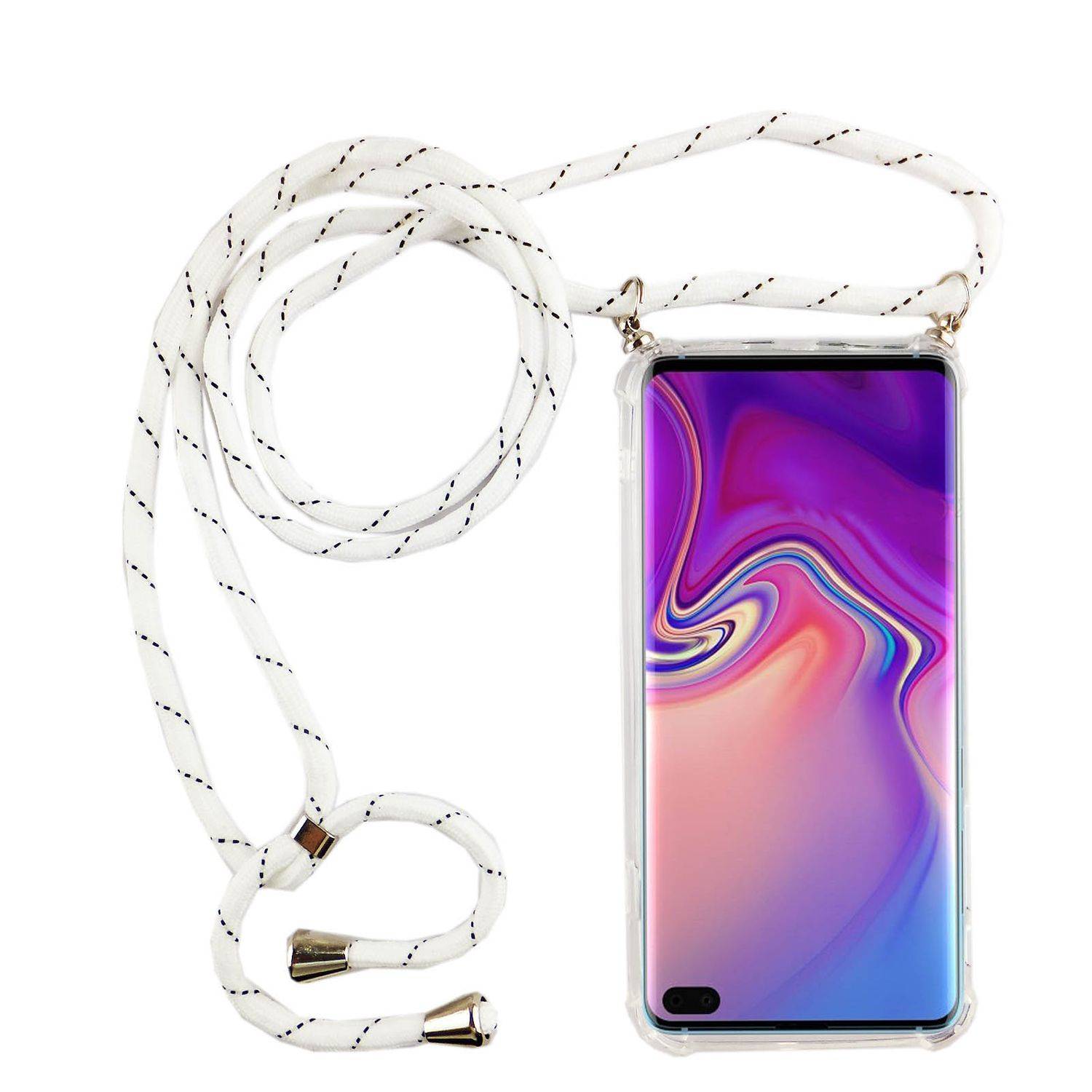 Samsung Galaxy S10 Plus Handykette Handyhülle Umhängetasche Transparent