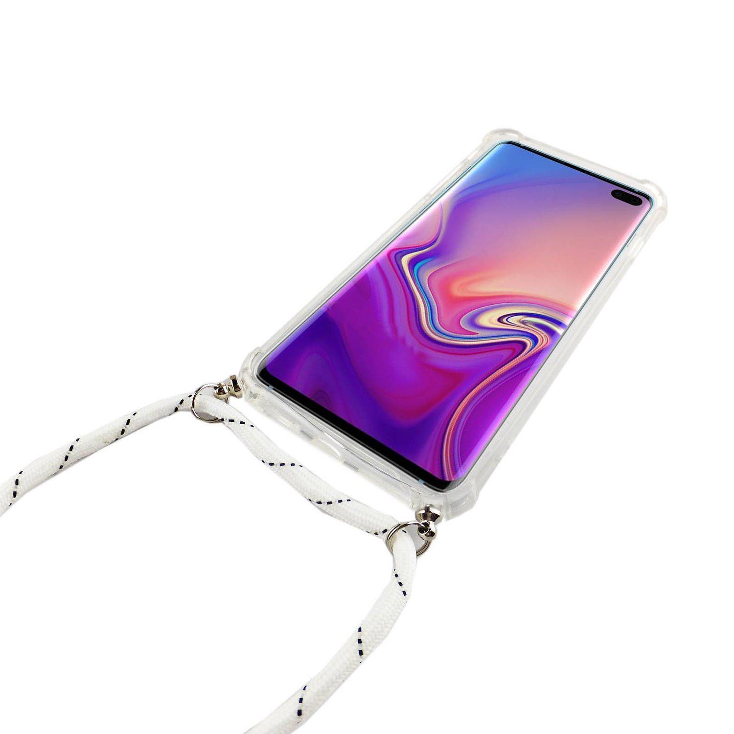 Samsung Galaxy S10 Plus Handykette Handyhülle Umhängetasche Transparent
