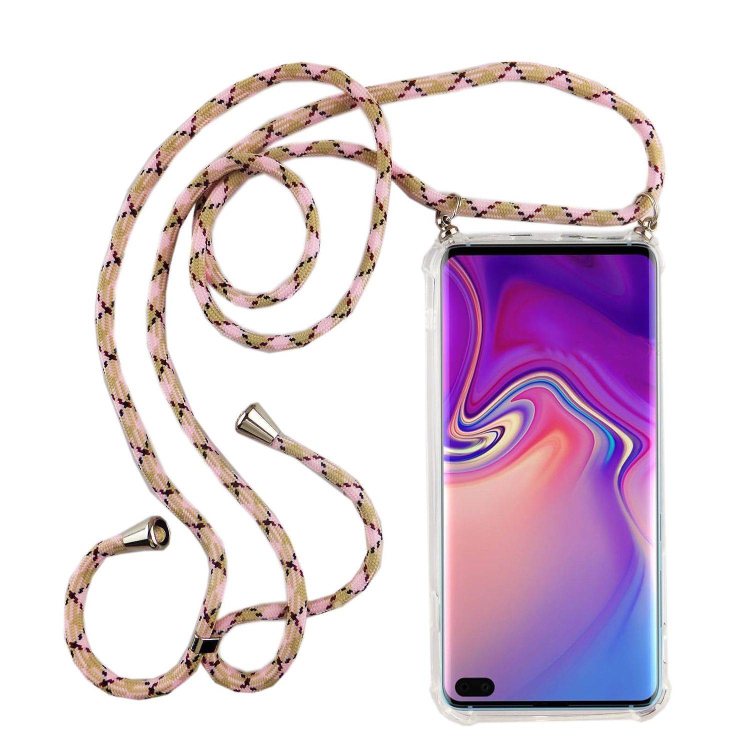 Samsung Galaxy S10 Plus Handykette Handyhülle Umhängetasche Transparent