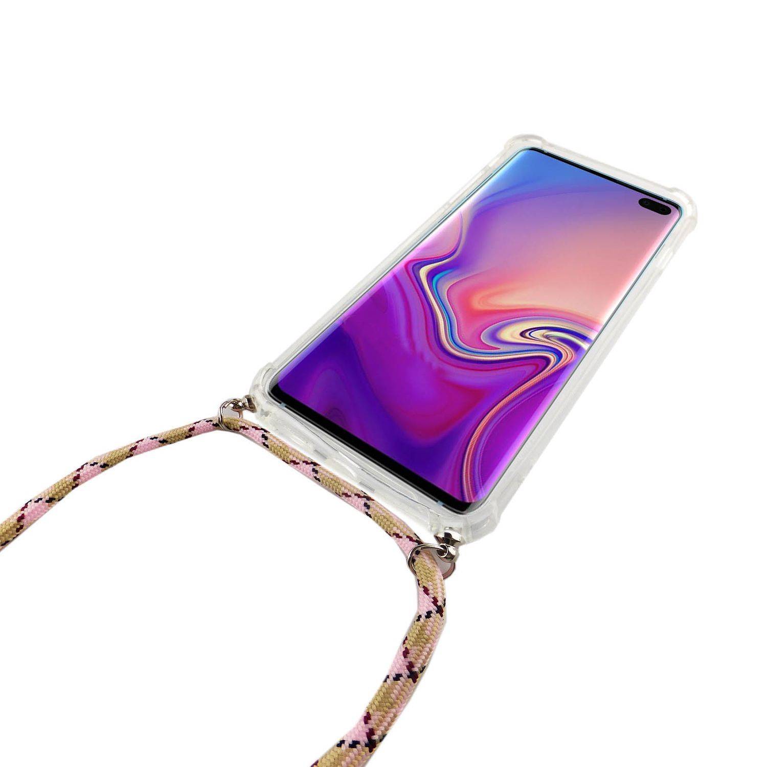Samsung Galaxy S10 Plus Handykette Handyhülle Umhängetasche Transparent