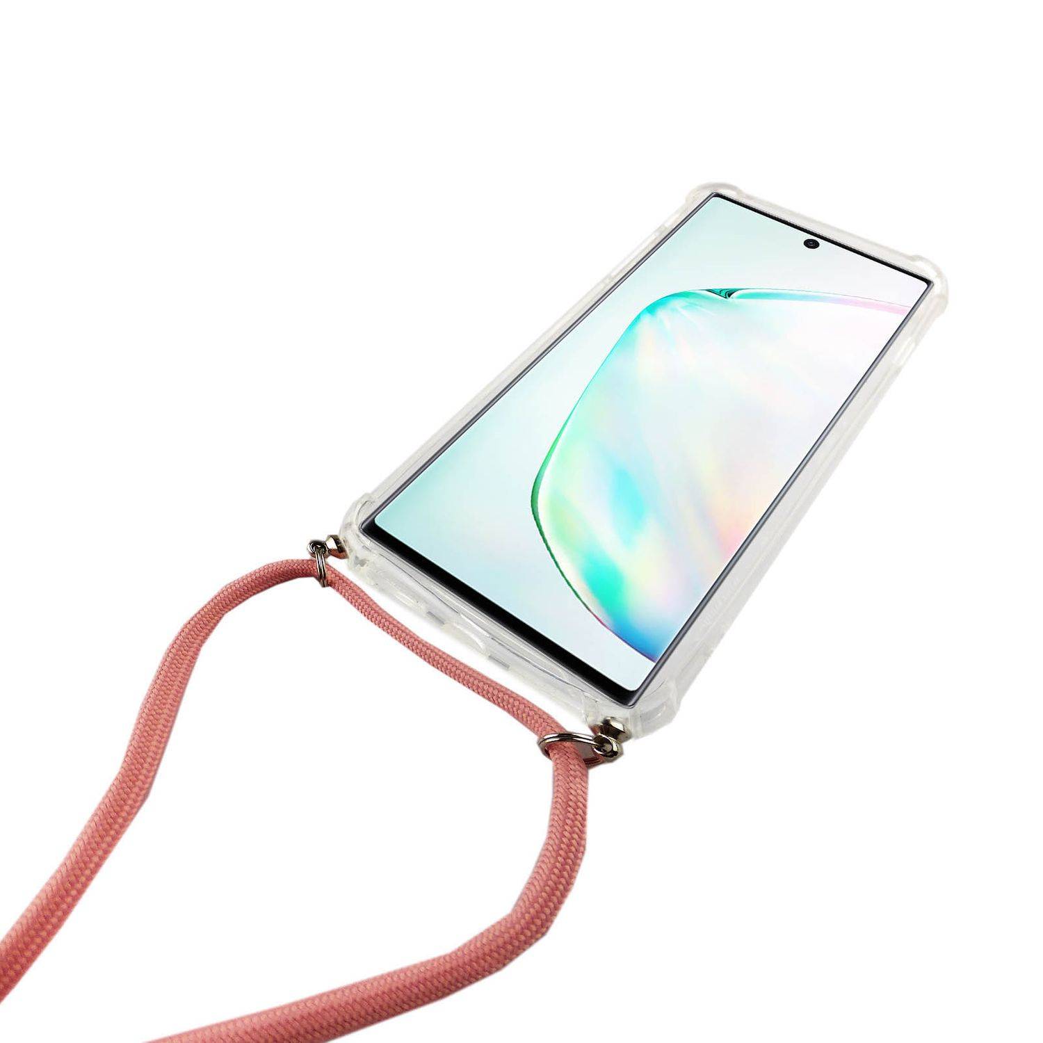 Samsung Galaxy Note 10 Handykette Handyhülle Umhängetasche Transparent