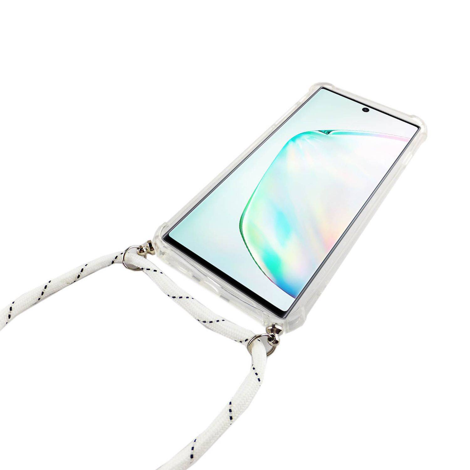 Samsung Galaxy Note 10 Handykette Handyhülle Umhängetasche Transparent