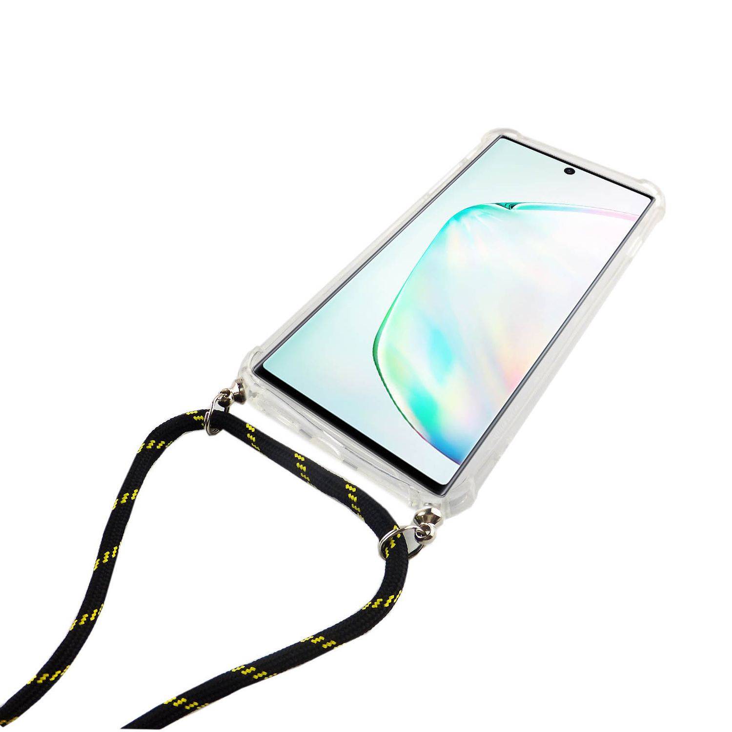 Samsung Galaxy Note 10 Plus Handykette Handyhülle Umhängetasche Transparent