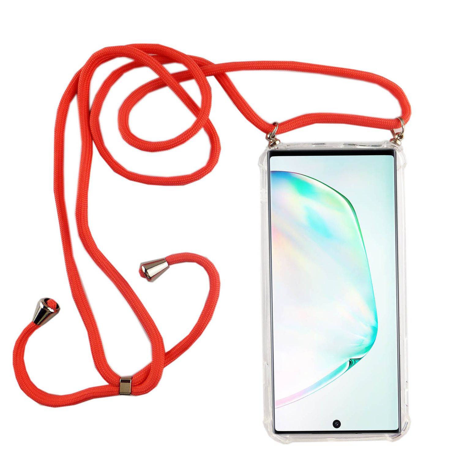 Samsung Galaxy Note 10 Plus Handykette Handyhülle Umhängetasche Transparent