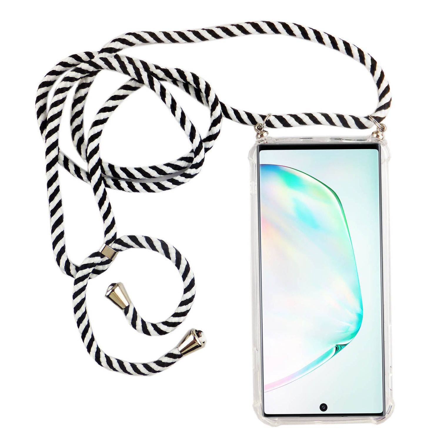 Samsung Galaxy Note 10 Plus Handykette Handyhülle Umhängetasche Transparent