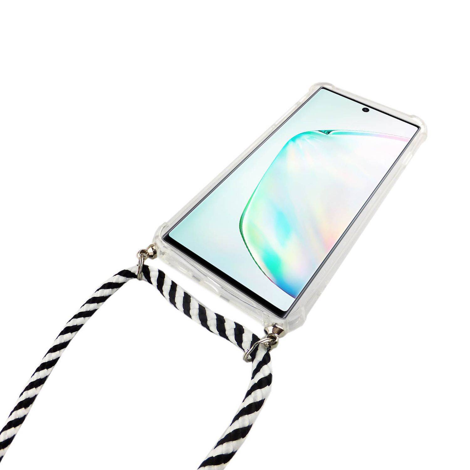 Samsung Galaxy Note 10 Plus Handykette Handyhülle Umhängetasche Transparent